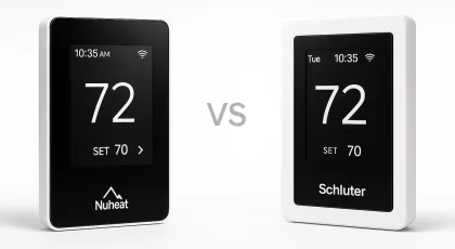 nVent NUHEAT vs Schluter Thermostat: Ideal for Floor-Warming?