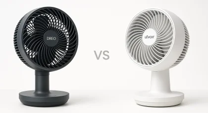Dreo TurboPoly 714S vs LEVOIT LPF-R432S Fan Comparison