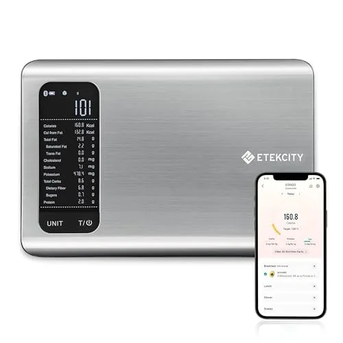 Etekcity ESN00 smart kitchen scale with stainless steel platform