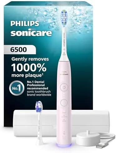 Philips Sonicare 6500 Series HX7412/05 electric toothbrush with elongated sonic brush head