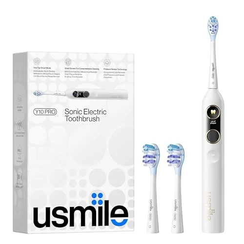 usmile Y10 Pro electric toothbrush with built-in display