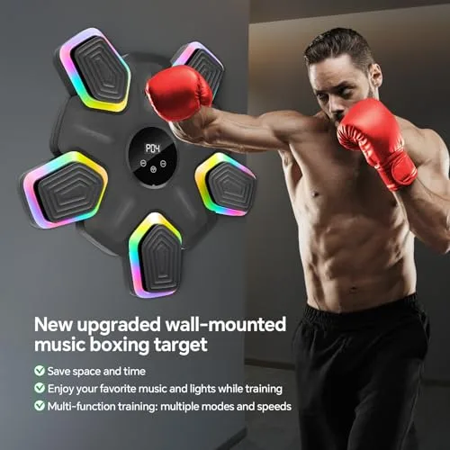 SHGUMITE BEX-Music Boxing wall-mounted target layout and lighting