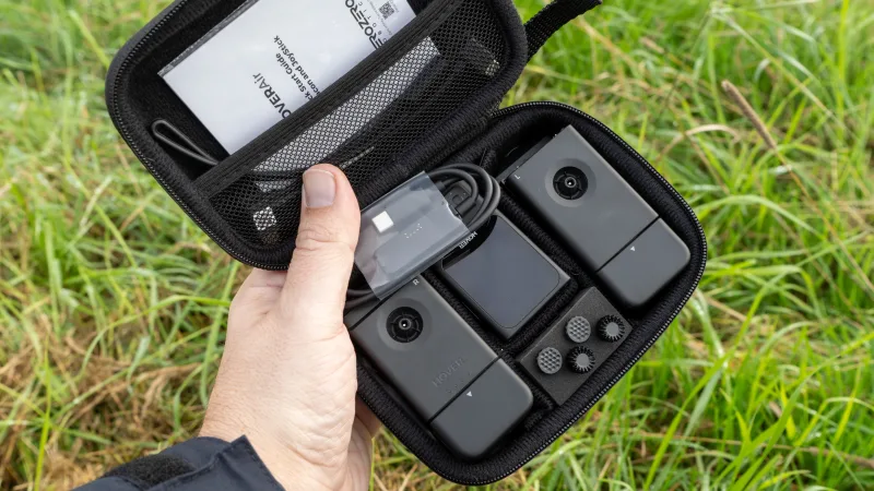 HOVERAir X1 PROMAX compact carry case and travel kit
