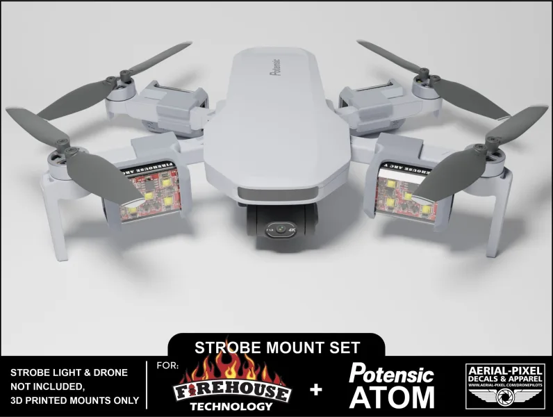 Potensic ATOM 2 strobe light mount accessory close-up