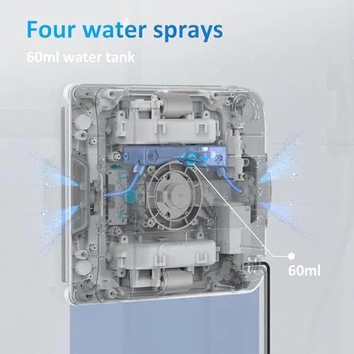 Mamibot W120-DP side profile showing body thickness and tank