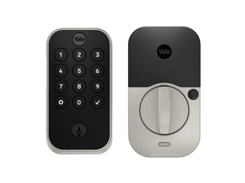 Yale YRD410 smart deadbolt keypad and exterior housing