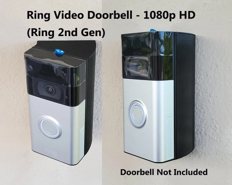 Ring Video Doorbell (2nd Gen) front view with 1080p HD branding