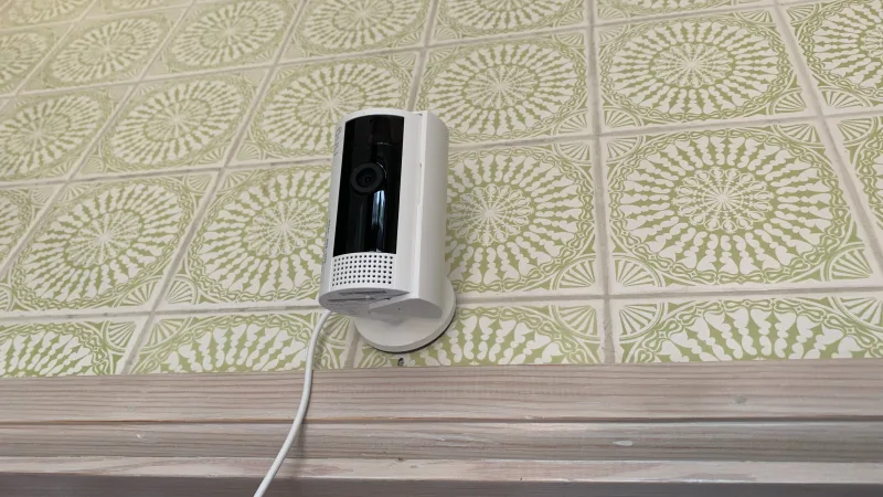Ring Indoor Cam (2nd Gen) mounted on wall showing compact body