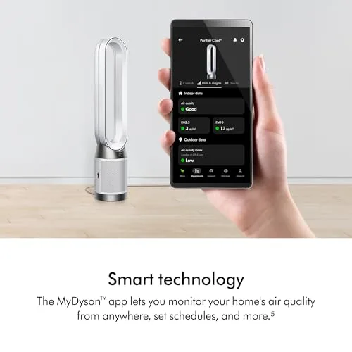 Dyson PC1 purifier with smartphone app air quality controls