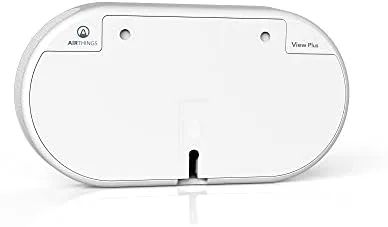Airthings View Plus e-paper display showing indoor air readings