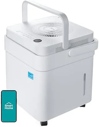 Midea Cube 20 Pint dehumidifier front view showing compact body