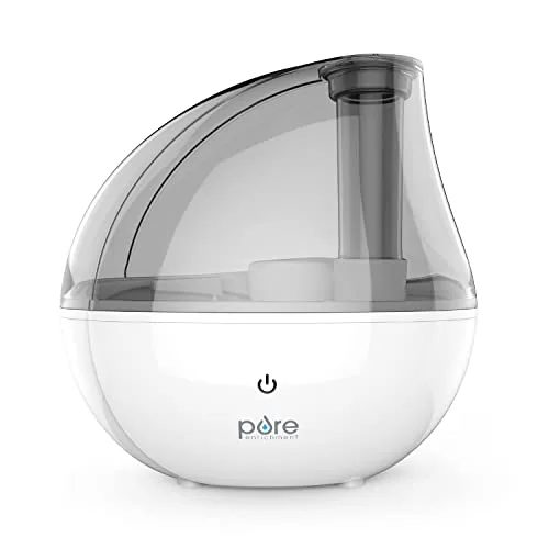 Pure Enrichment MistAire Silver humidifier showing compact tank design