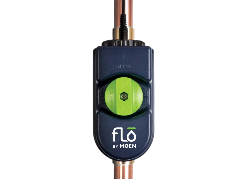 Moen Flo Smart Water Monitor and Shutoff valve product photo