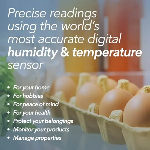 SensorPush HTP.xw close-up showing temperature and humidity accuracy focus