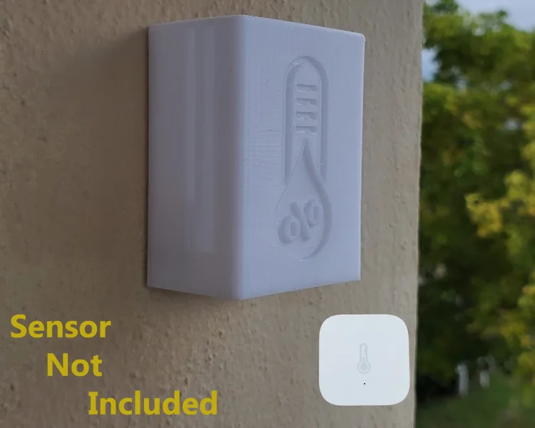 Aqara temperature sensor mounting bracket and outdoor cover accessory