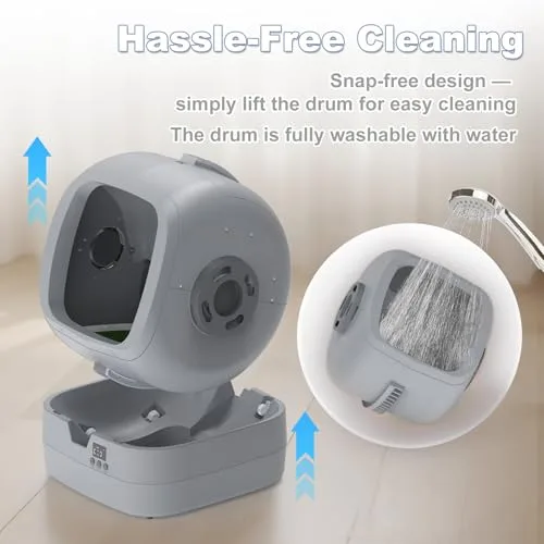 UPFAS Little Box 500C interior drum cleaning mechanism close-up