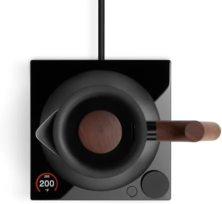 Fellow Corvo EKG Pro side view showing full-color temperature display