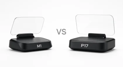 Comparing M1 and P17 Car HUDs: Simplicity vs Advanced Features