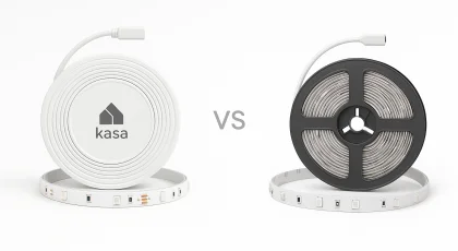 Kasa Smart KL400L10 vs Cync CLEDSTR12CDIDB: Smart Light Strip Showdown