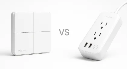 Compare Aqara WS-K04E and TP‑Link S505 Smart Switches