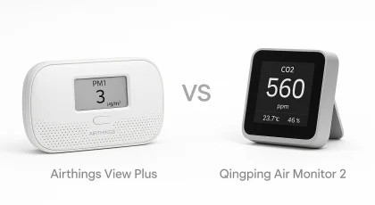 Airthings View Plus vs Qingping Air Monitor 2: Air Quality Device Showdown