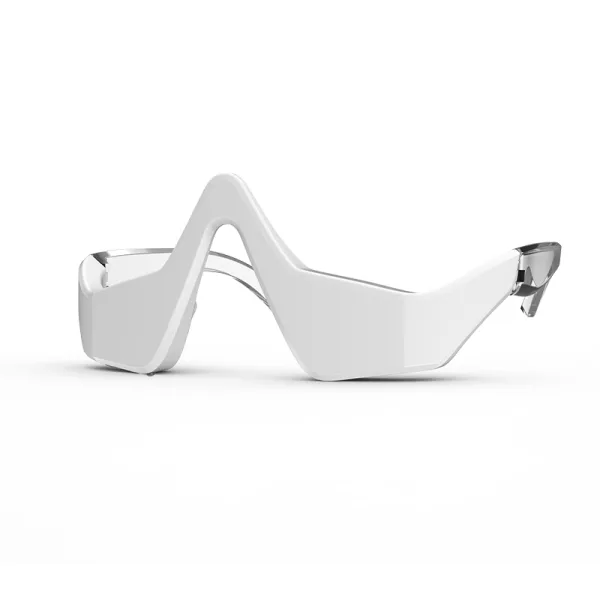 keka Eye Massager EMS Red Light Therapy glasses showing open under-eye frame